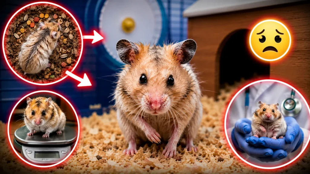 Hamster losing weight due to illness or infection