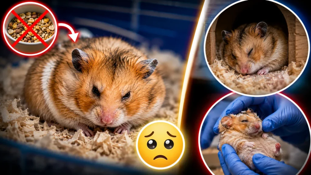 Hamster sleeping more and refusing food due to possible illness or health problems