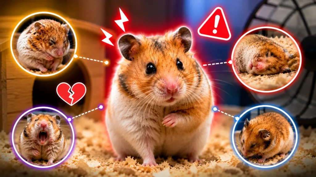common signs of pain in hamsters