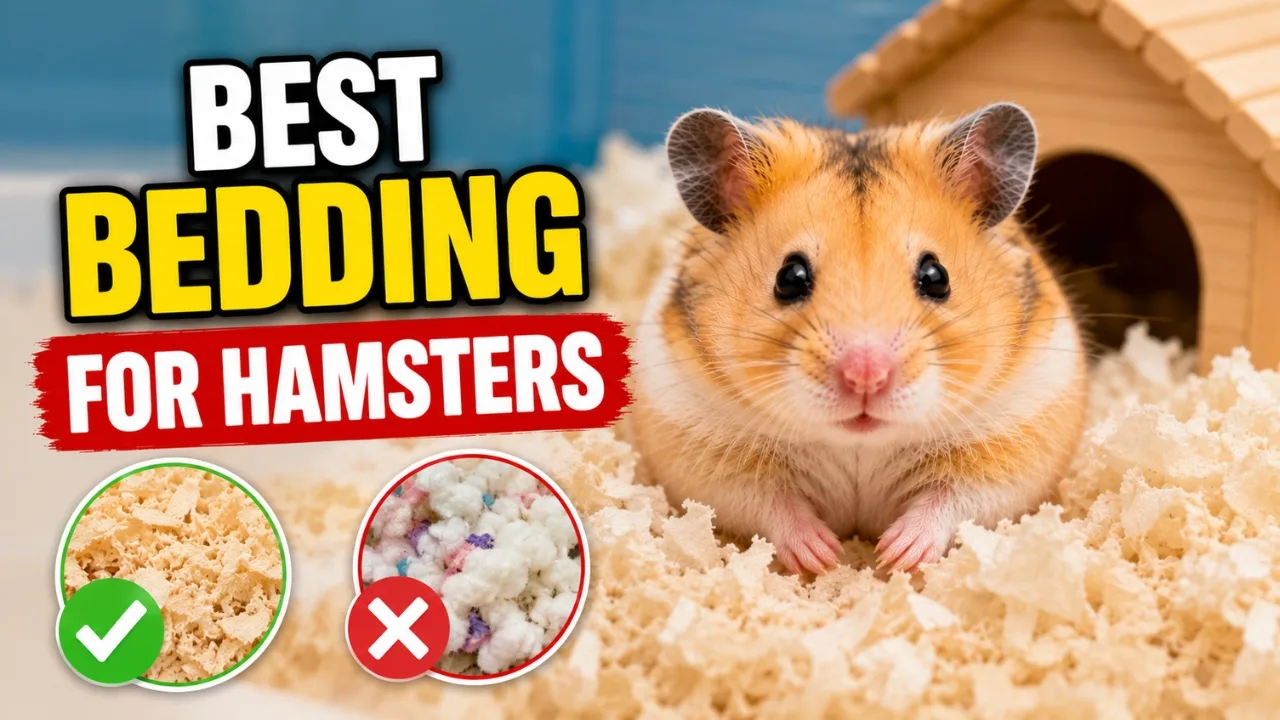 Safe paper bedding setup inside a hamster cage with deep burrowing area