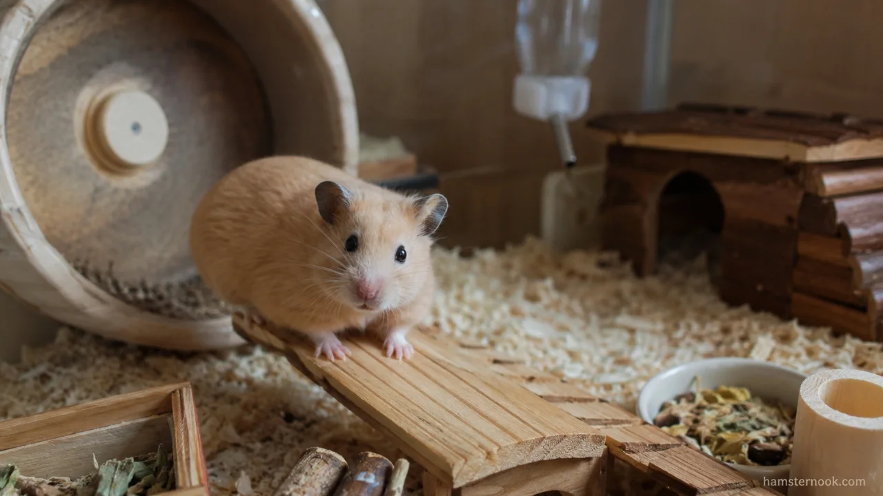New hamster owner making common beginner hamster care mistakes