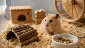 Syrian hamster sitting beside other popular hamster breeds for beginner comparison