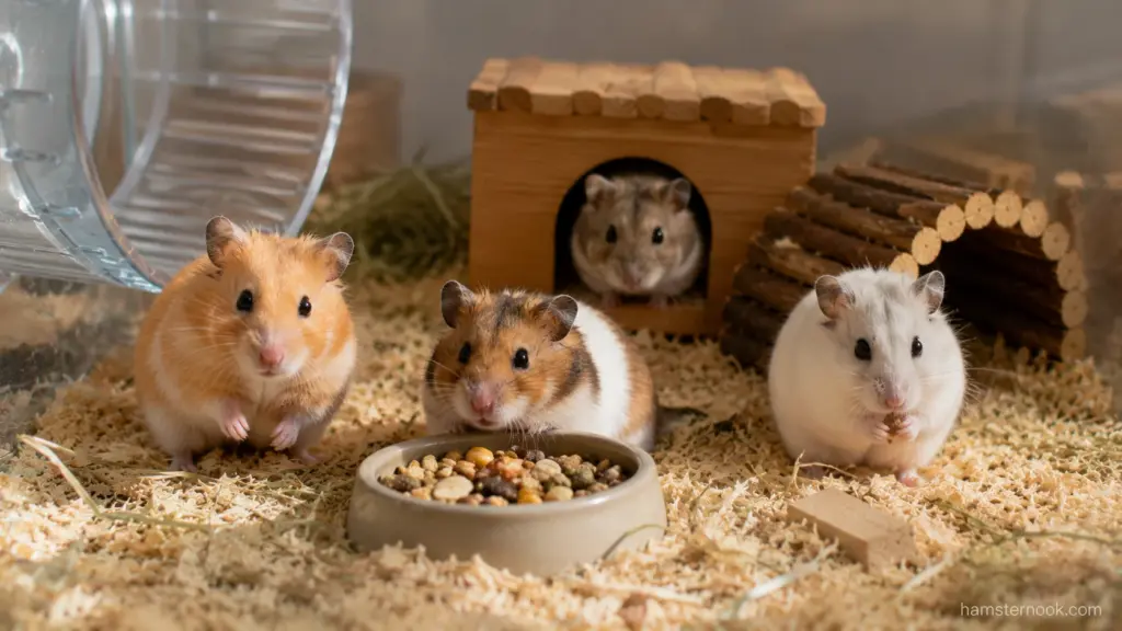 Syrian, Winter White, Chinese, and dwarf hamsters compared for temperament and handling friendliness