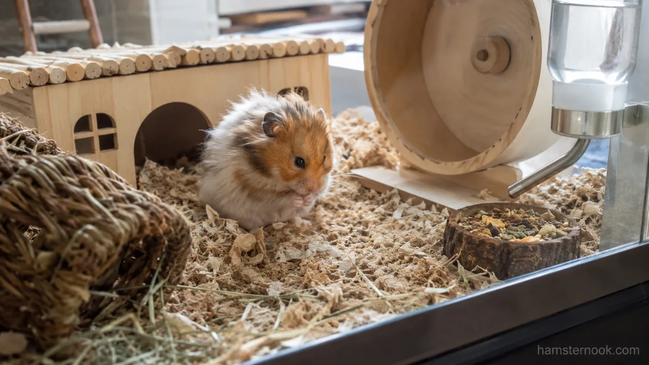 Syrian hamster and dwarf hamster side by side showing different care needs